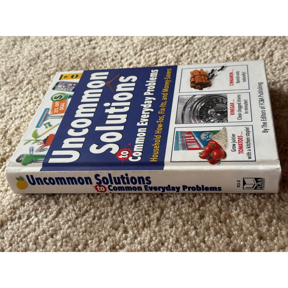 Uncommon Solutions to Common Everyday Problems Hardcover By FC&A 2017 VGUC - Picture 4 of 6
